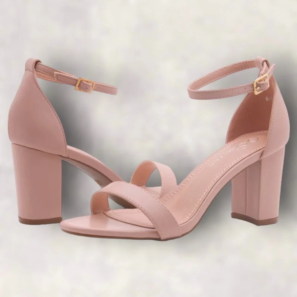 *NIB* Shoe Land Womens Madeline Dress Heeled Sandals Size‎ 7